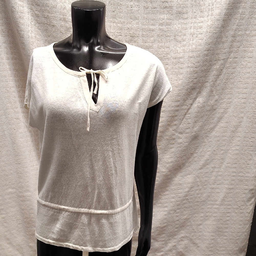 Nurture by Lamaze White Short Sleeve Top
